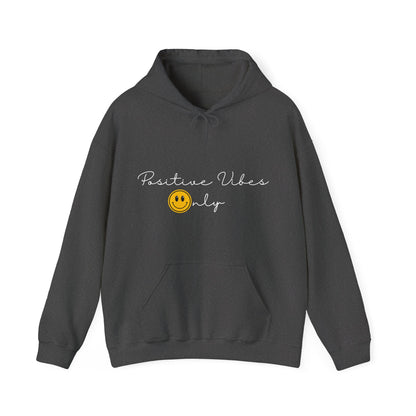 Positive Vibes Smiley Face Hoodie | Motivational Gift For Her | Inspirational Quote