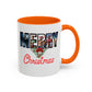 Merry Christmas Nostalgic Movie Poster Mug | 11oz | 15oz | Christmas Gift | Funny Christmas Gift | Accent Mug