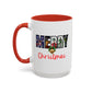 Cute Merry Christmas Nostalgic Holiday Movie Poster Mug | Christmas Gift | Christmas Bells | 11oz Accent Mug | 15oz