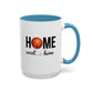 Basketball Mug | Home Sweet Home Mug | Sports Mug |11oz Accent Mug | 15oz Accent Mug