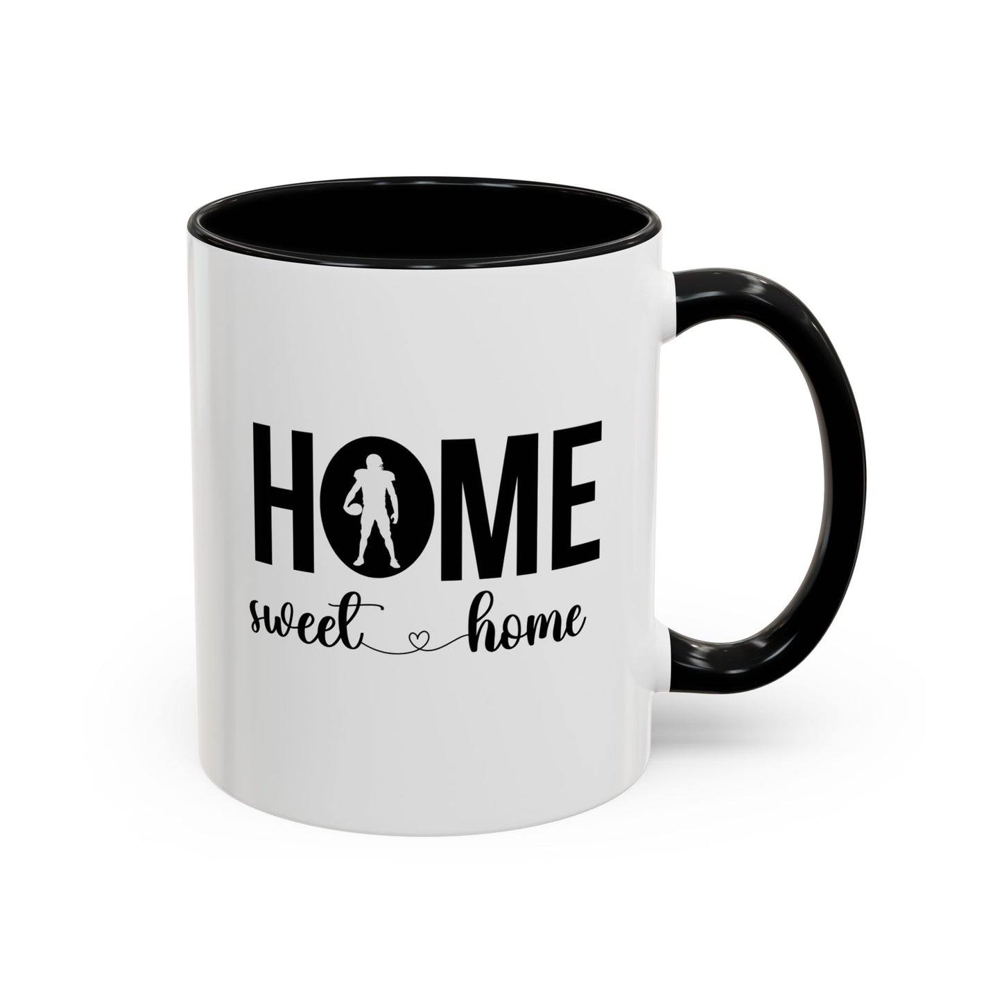 Male Football Mug | Sports Mug |11oz Accent Mug | 15oz Accent Mug | Football Mug | Home Sweet Home Mug