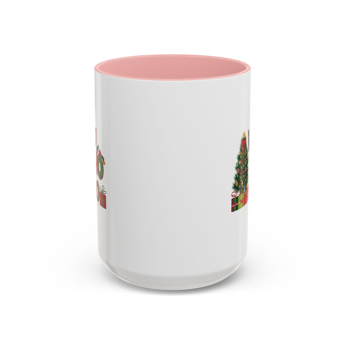 Ho Ho Ho Christmas Mug | Cute Christmas Tree Gift Mug | Christmas Gift | 11oz Accent Mug | 15oz Accent Mug