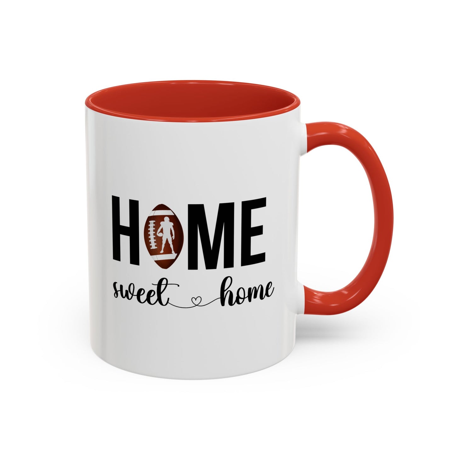 Male Football Home Sweet Home Mug | Sports Mug |11oz Accent Mug | 15oz Accent Mug | Football Mug