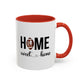 Male Football Home Sweet Home Mug | Sports Mug |11oz Accent Mug | 15oz Accent Mug | Football Mug
