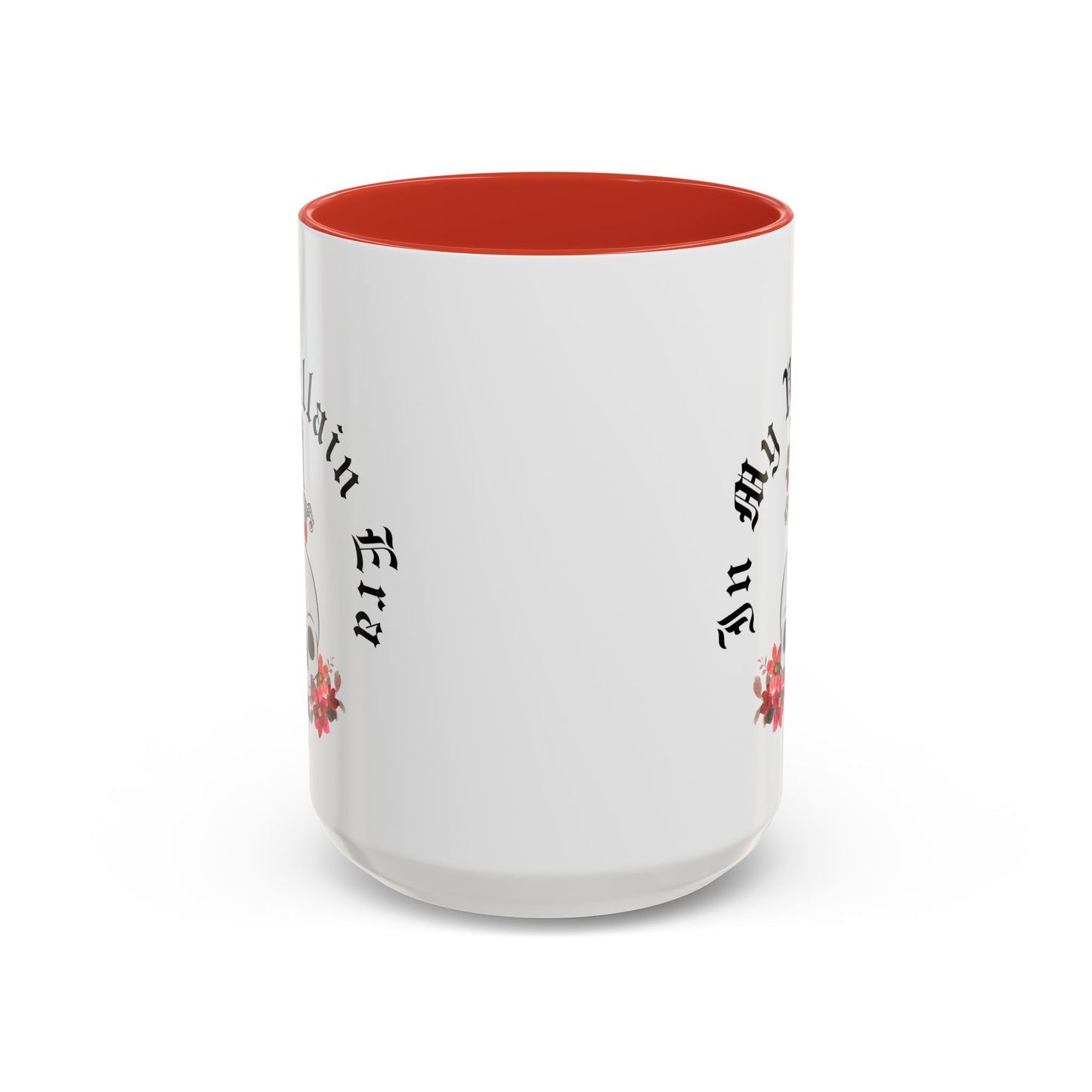 Cute In My Villain Era Mug | Villain Era | Decorative Roses with Skull Mug | Cute Villain Mug | 11oz Accent Mug | 15oz Accent Mug