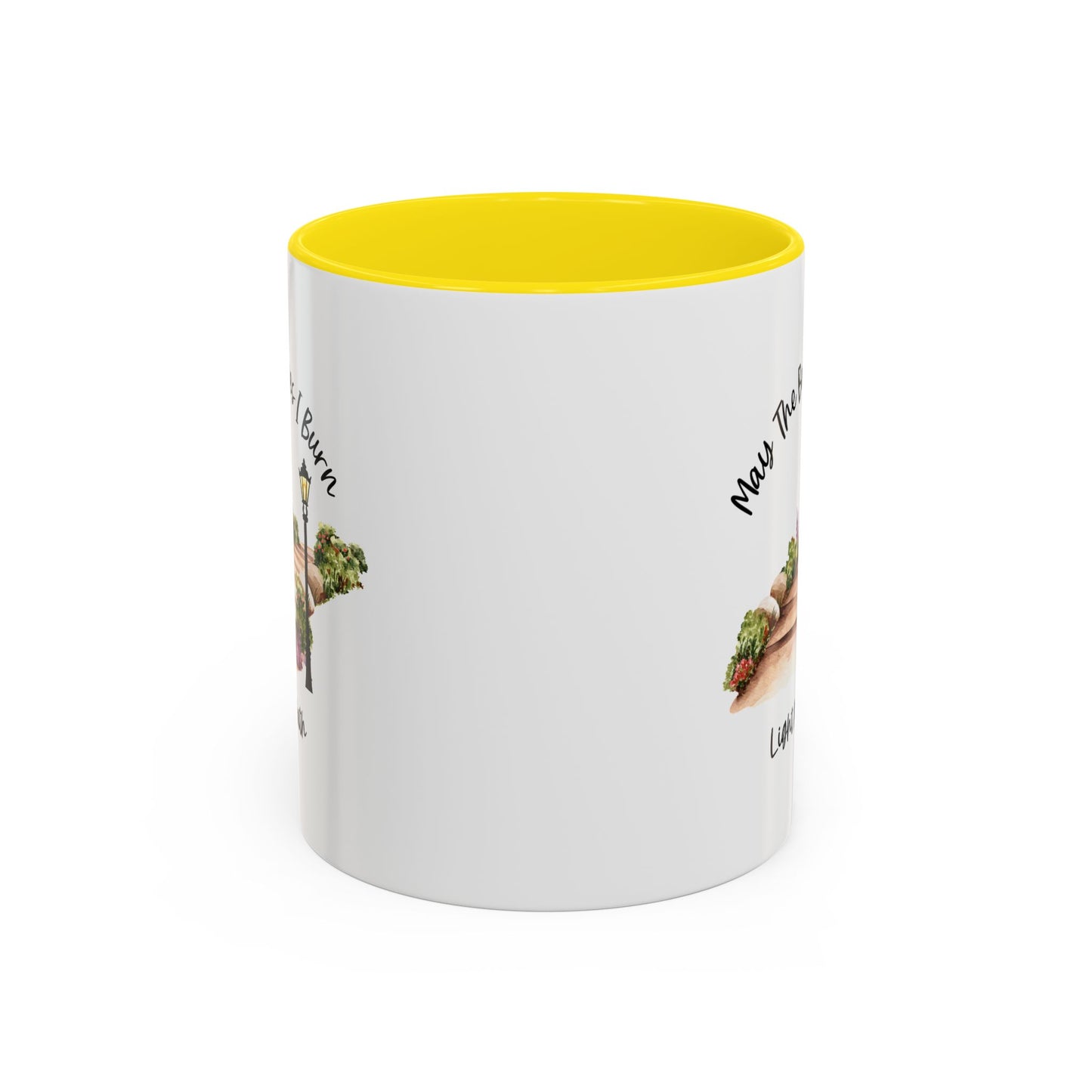 Cute May The Bridges I Burn Light My Path Mug |11oz Accent Mug | 15oz Accent Mug | Ceramic | Inspirational Gift | Conversation Starter