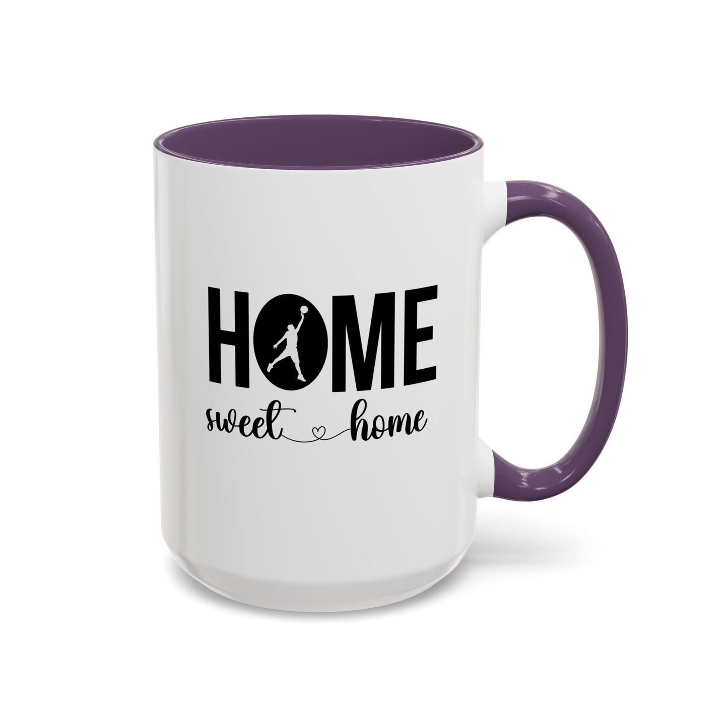 Male Basketball Player Gift Idea | Home Sweet Home Mug | Sports Mug |11oz Accent Mug | 15oz Accent Mug | Gift Idea