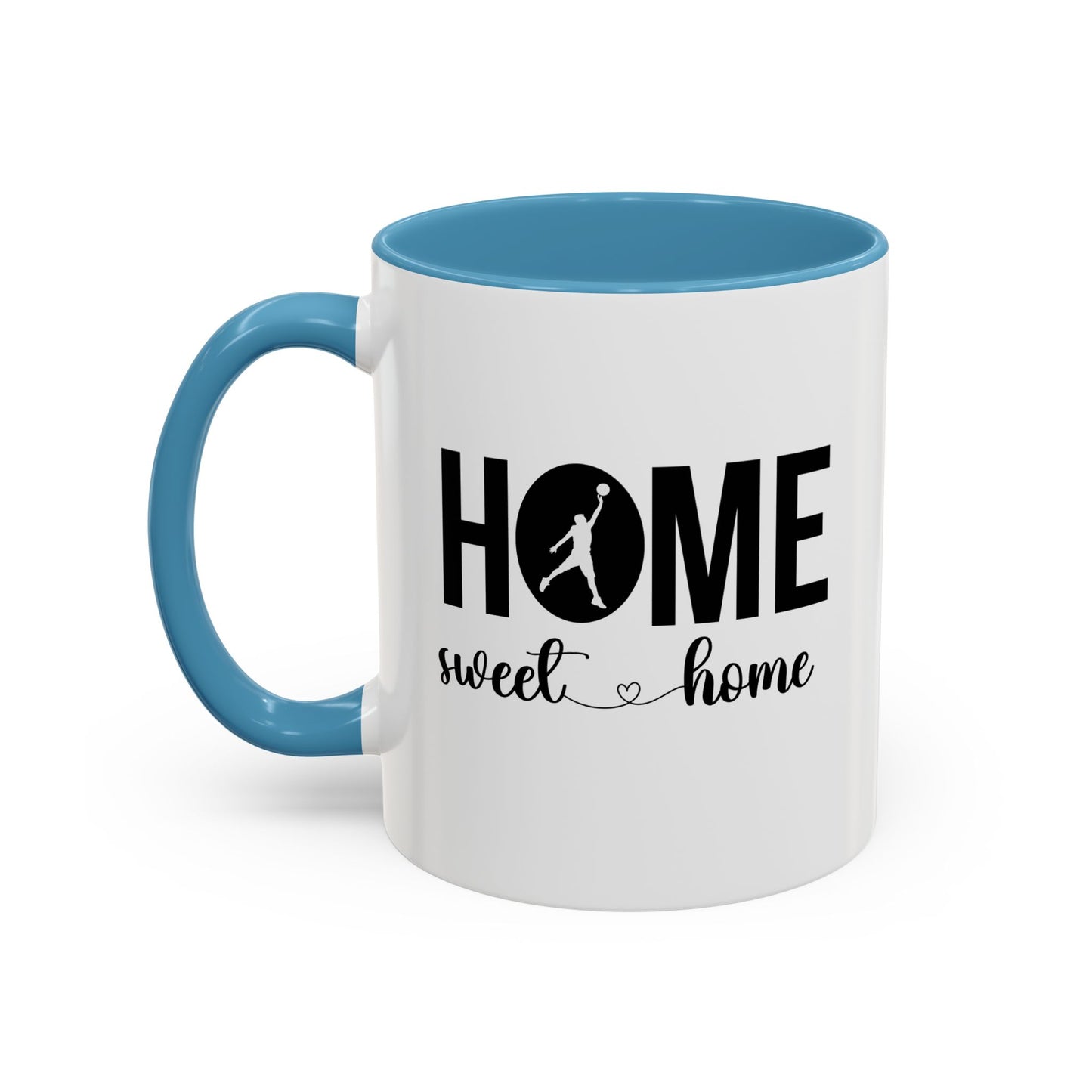 Male Basketball Player Gift Idea | Home Sweet Home Mug | Sports Mug |11oz Accent Mug | 15oz Accent Mug | Gift Idea