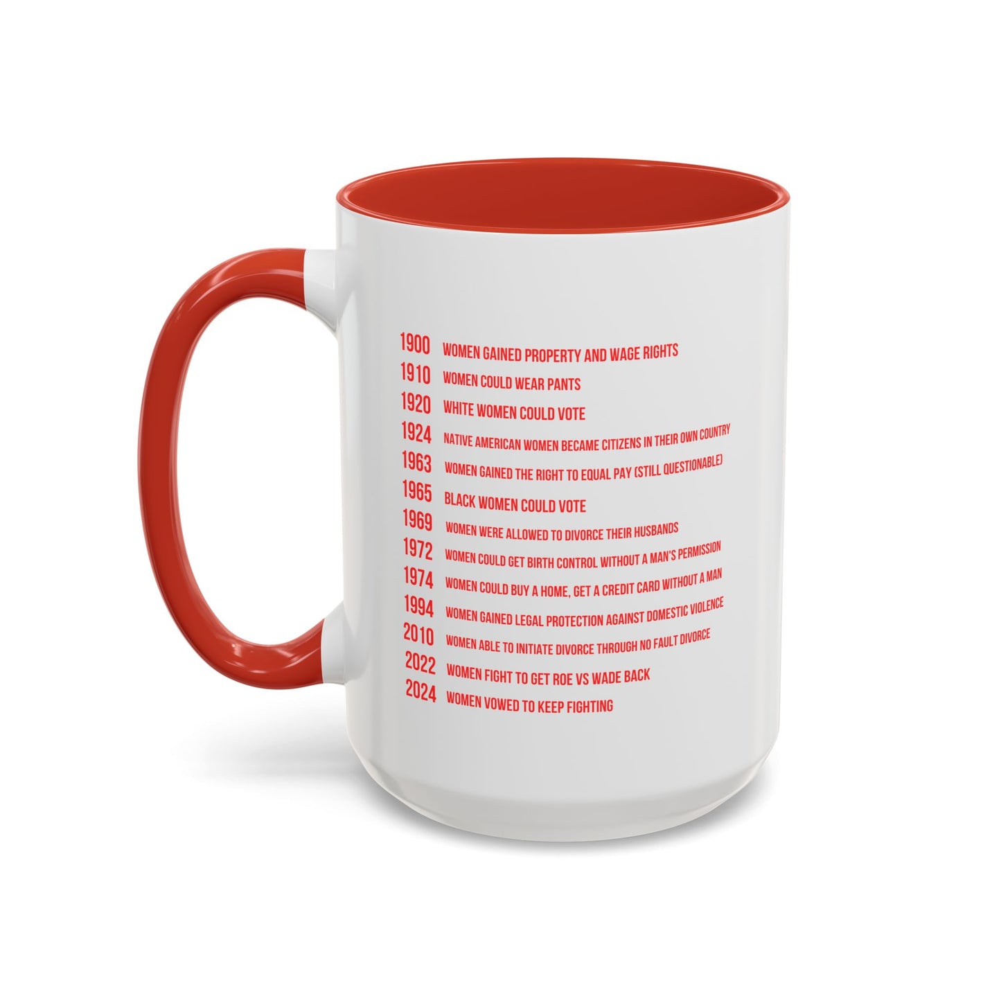 Women's Rights Mug | Viral Feminist Mug | Election Mug | Viral Mug Quote | 11oz Accent Mug | 15oz Accent Mug