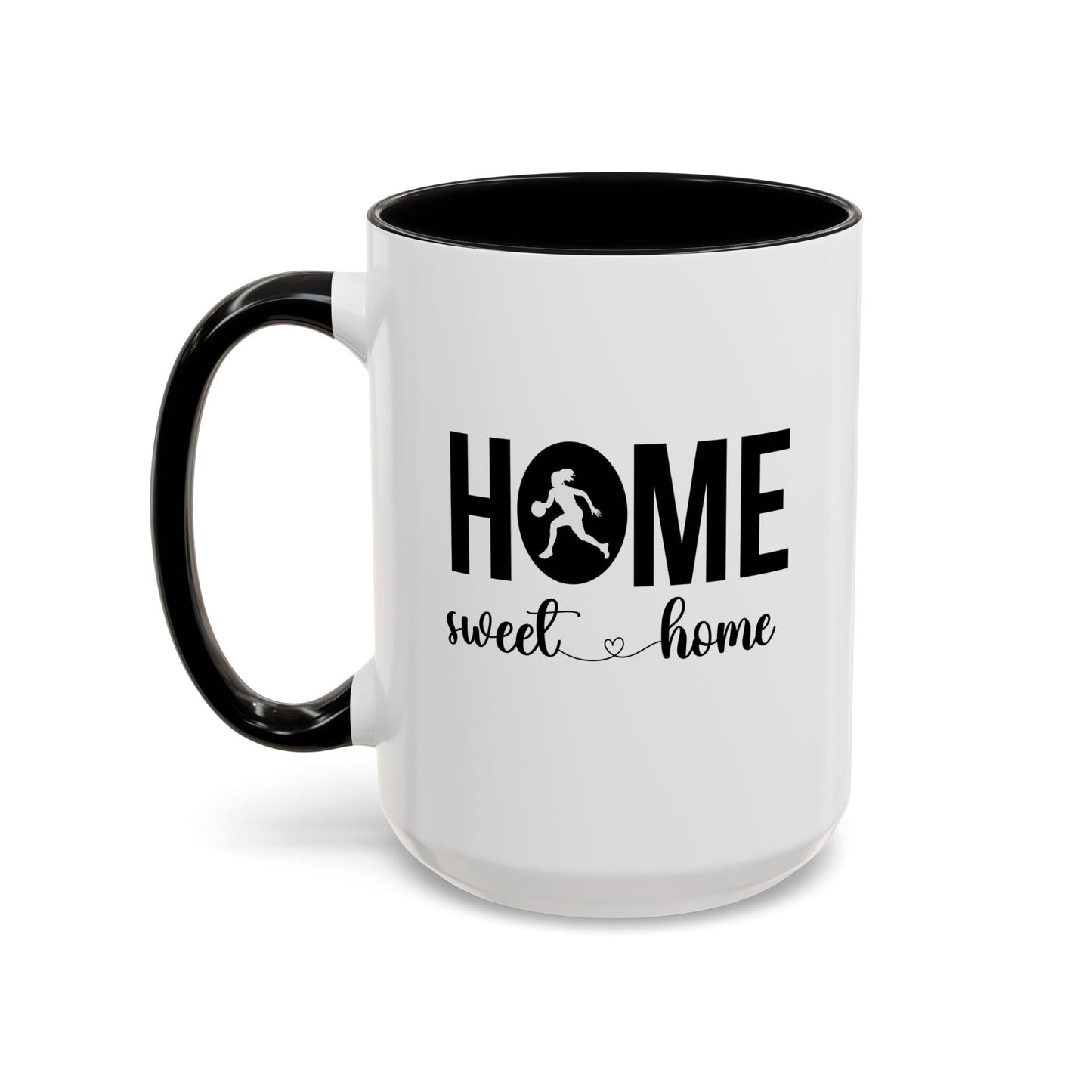 Female Basketball Player Gift Idea | Home Sweet Home Mug | Sports Mug |11oz Accent Mug | 15oz Accent Mug | Gift Idea