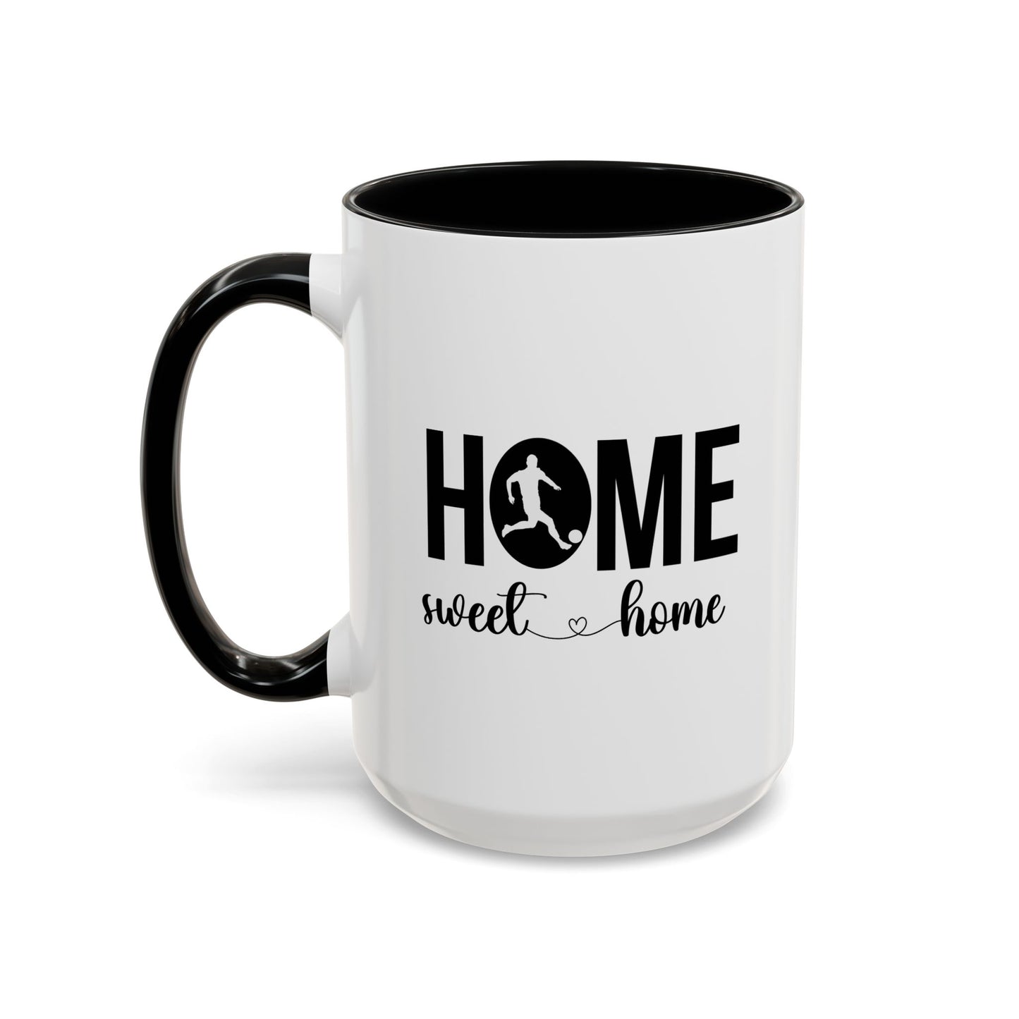 Male Soccer Player Home Sweet Home Mug | Soccer Gift | Sports Mug |11oz Accent Mug | 15oz Accent Mug
