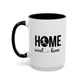 Male Soccer Player Home Sweet Home Mug | Soccer Gift | Sports Mug |11oz Accent Mug | 15oz Accent Mug
