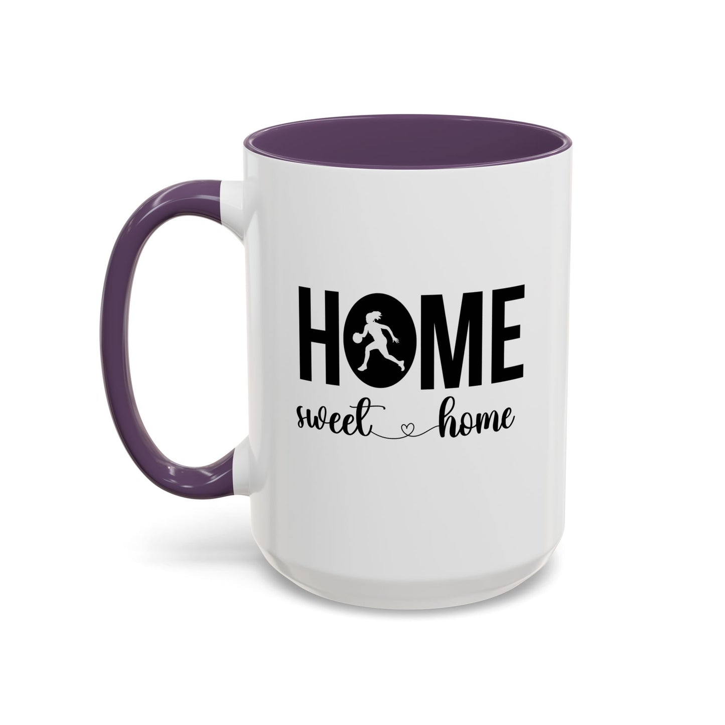 Female Basketball Player Gift Idea | Home Sweet Home Mug | Sports Mug |11oz Accent Mug | 15oz Accent Mug | Gift Idea