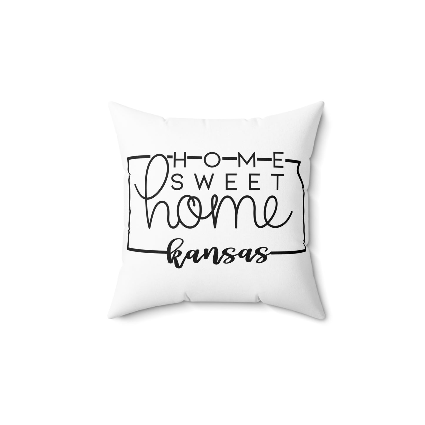 Home Sweet Home Kansas Decorative Pillow | Gift For Her | Home Decor | State Gift | Customized State Pillow