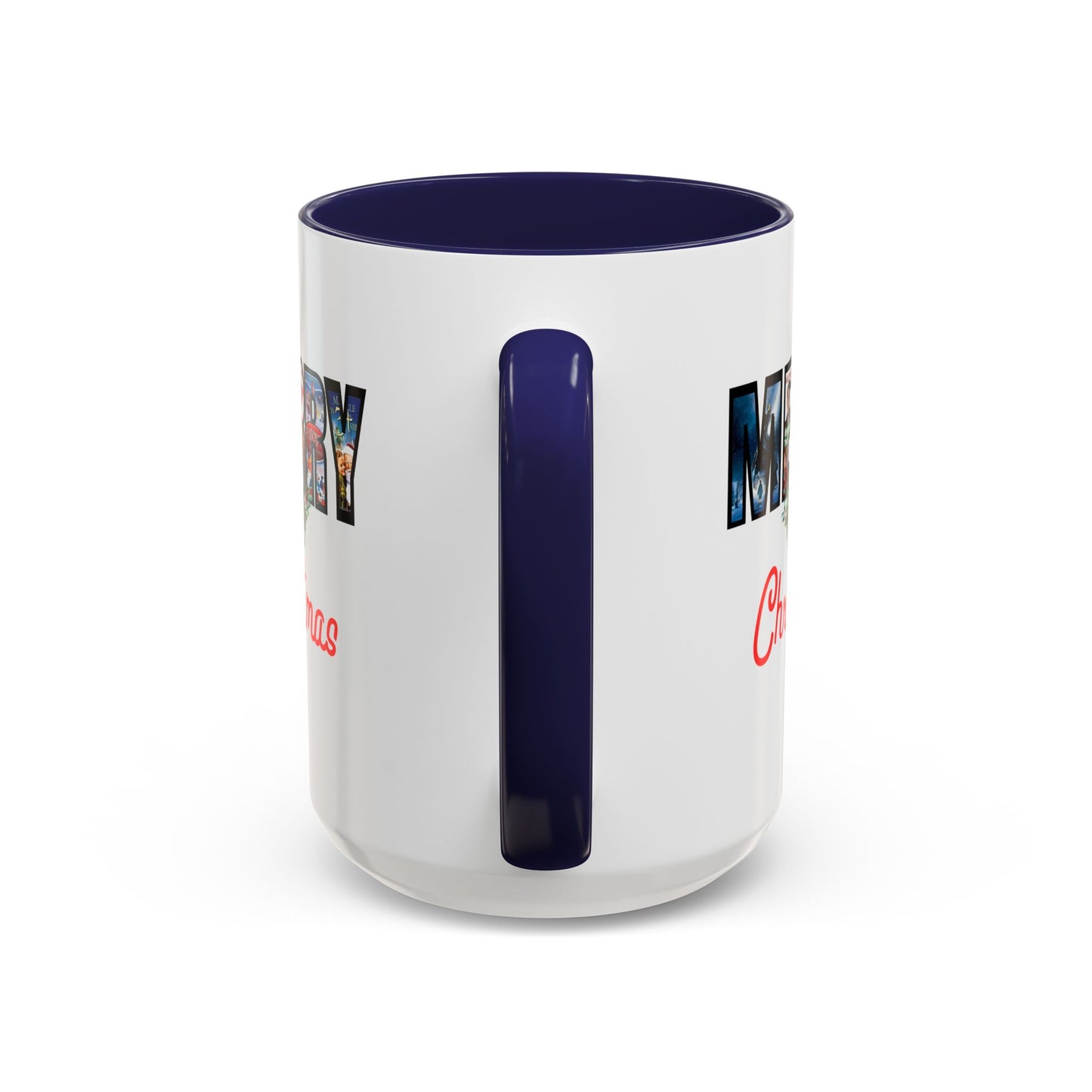 Merry Christmas Nostalgic Movie Poster Mug | 11oz | 15oz | Christmas Gift | Funny Christmas Gift | Accent Mug