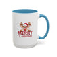 Reindeer Merry Christmas Mug | Merry Gift Idea | Gift for Kids | Kids Christmas Gift Idea | Kids Mug | 11oz Accent Mug | 15oz Accent Mug