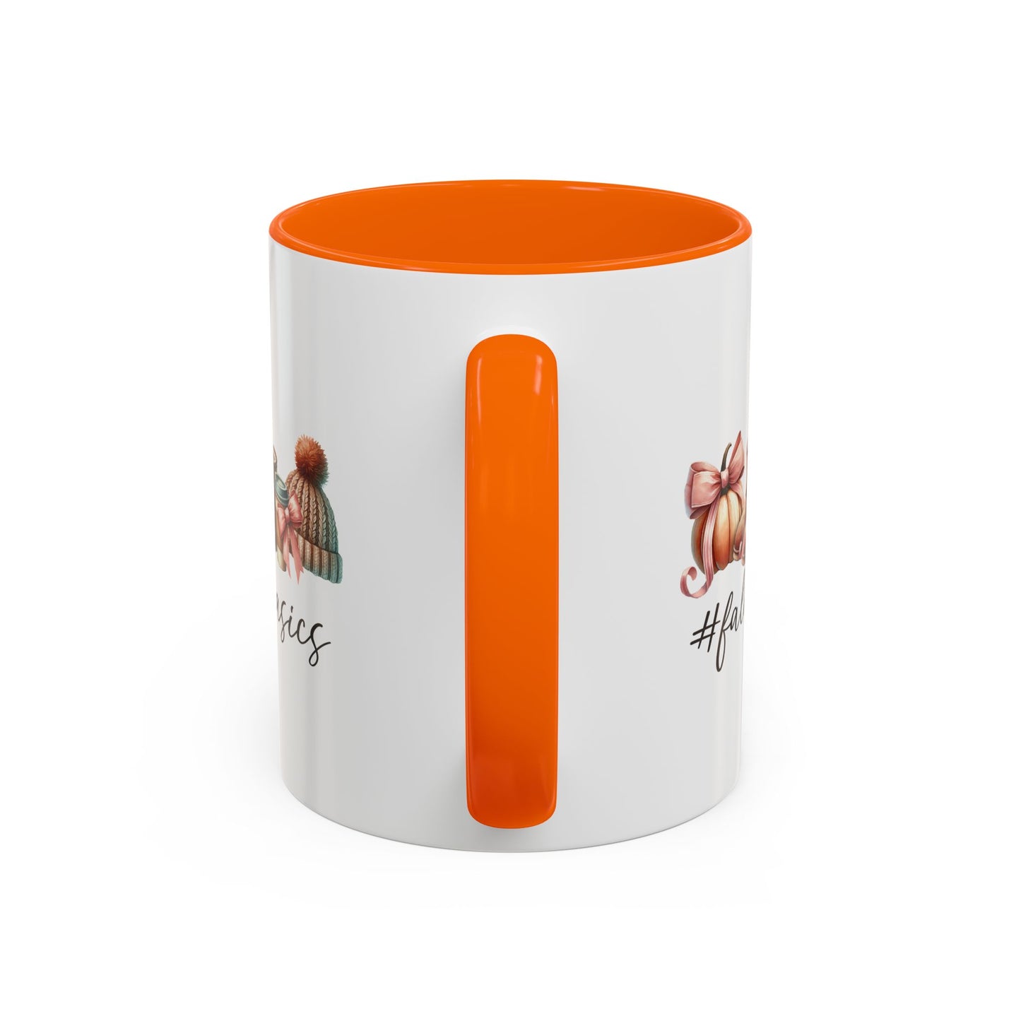 Fall Basics | Fall Lover's Mug | Pumpkin and Latte Mug | Fall Season Mug | Gift for Her | Fall Mug | 11oz Accent Mug | 15oz Accent Mug