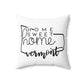 Home Sweet Home Vermont Decorative Pillow | Gift For Her | Home Decor | State Gift | Customized State Pillow