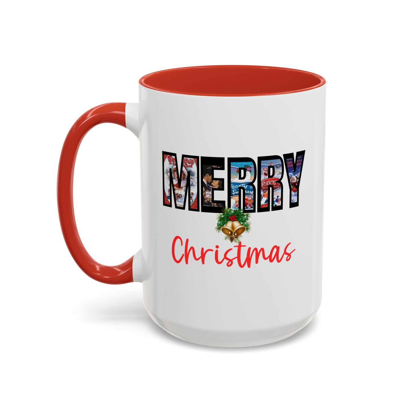 Merry Christmas Nostalgic Movie Poster Mug | Christmas Gift | Funny Christmas Gift | Accent Mug