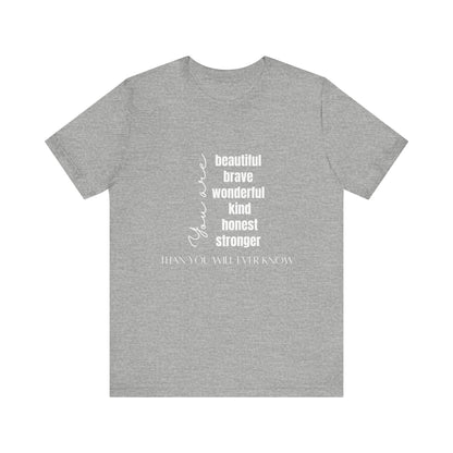 Be Kind Inspirational Message T-shirt