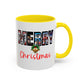 Merry Christmas Nostalgic Movie Poster Mug | Christmas Gift | Funny Christmas Gift | Accent Mug