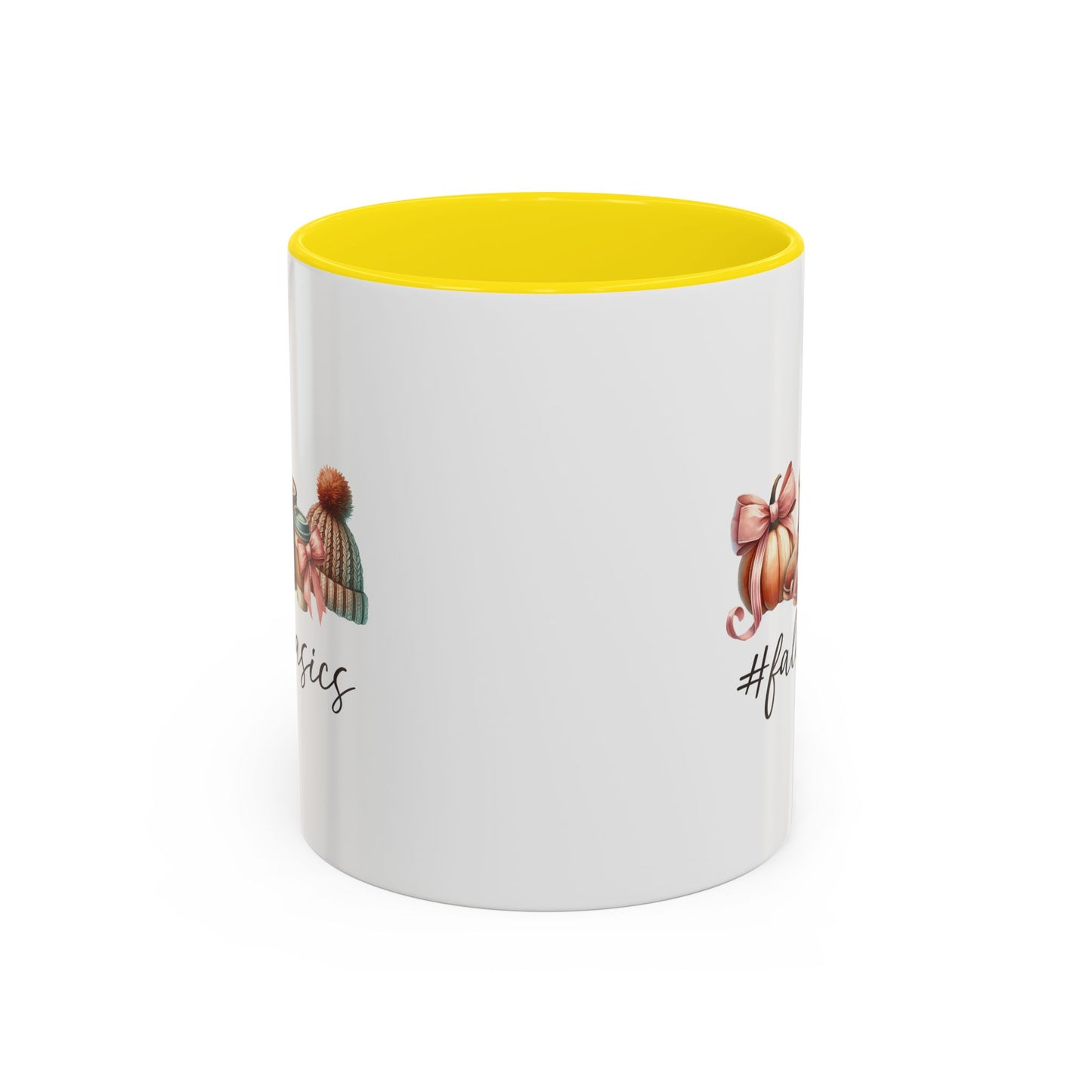 Fall Basics | Fall Lover's Mug | Pumpkin and Latte Mug | Fall Season Mug | Gift for Her | Fall Mug | 11oz Accent Mug | 15oz Accent Mug