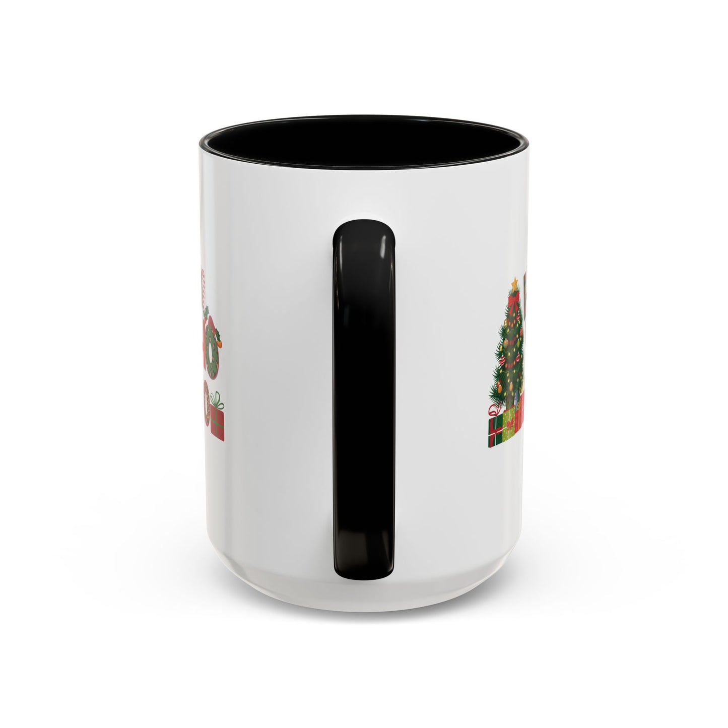 Ho Ho Ho Christmas Mug | Cute Christmas Tree Gift Mug | Christmas Gift | 11oz Accent Mug | 15oz Accent Mug