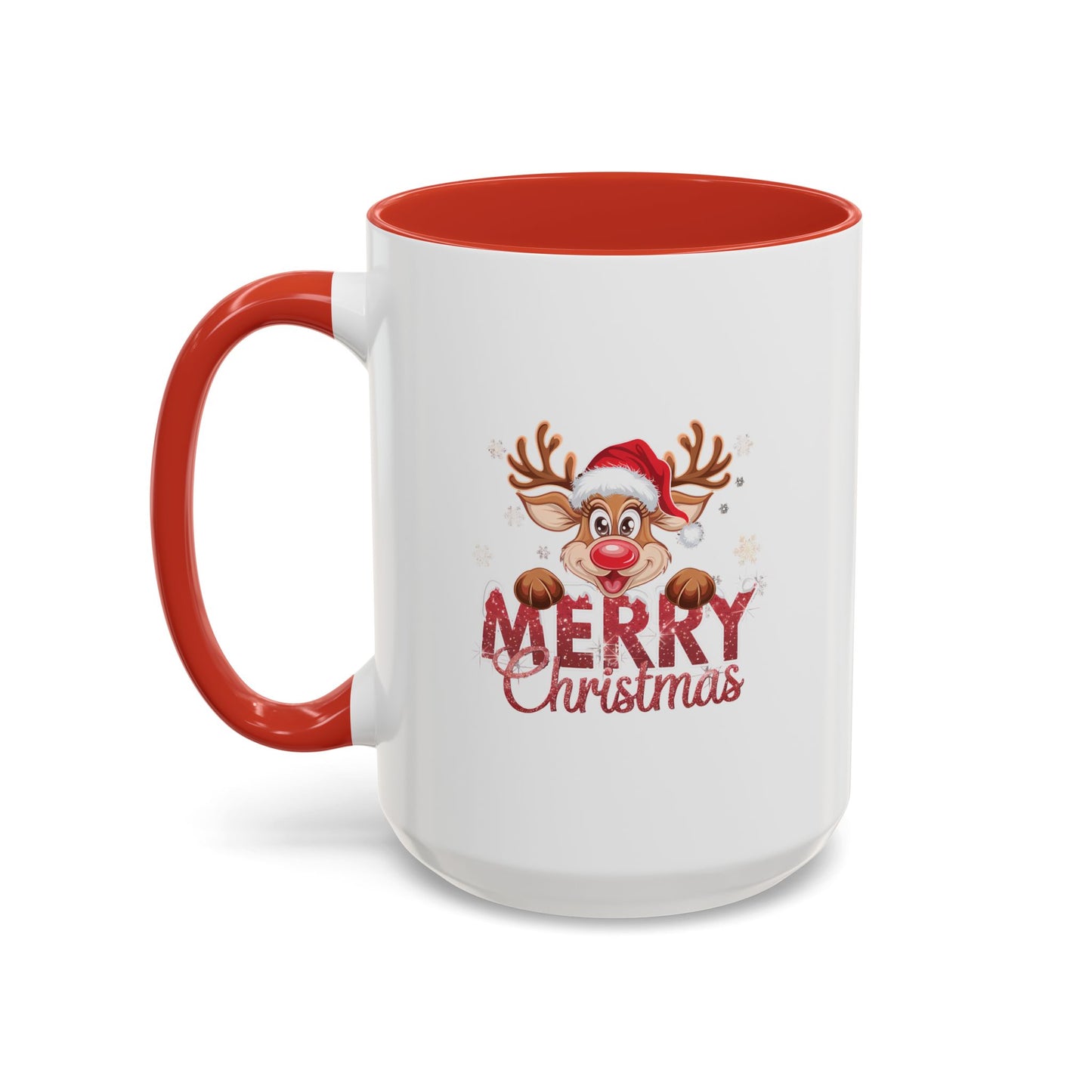 Reindeer Merry Christmas Mug | Merry Gift Idea | Gift for Kids | Kids Christmas Gift Idea | Kids Mug | 11oz Accent Mug | 15oz Accent Mug