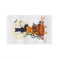Halloween Cat Microfiber Tea Towel, Fall Decor, Kitchen Gift, Seasonal Towel, Scary Decor, Witchy Kitchen Accessory