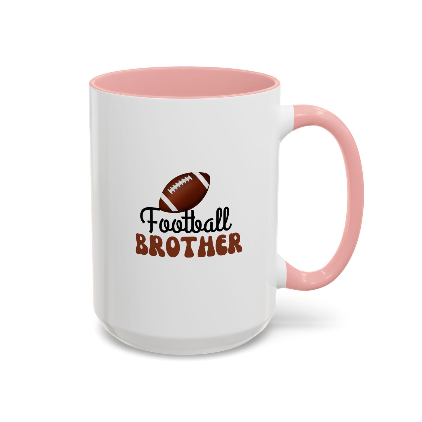 Football Brother Mug | Sports Fan Gift | Kids Mug | Sibling Gift | 11oz Accent Mug | 15oz Accent Mug