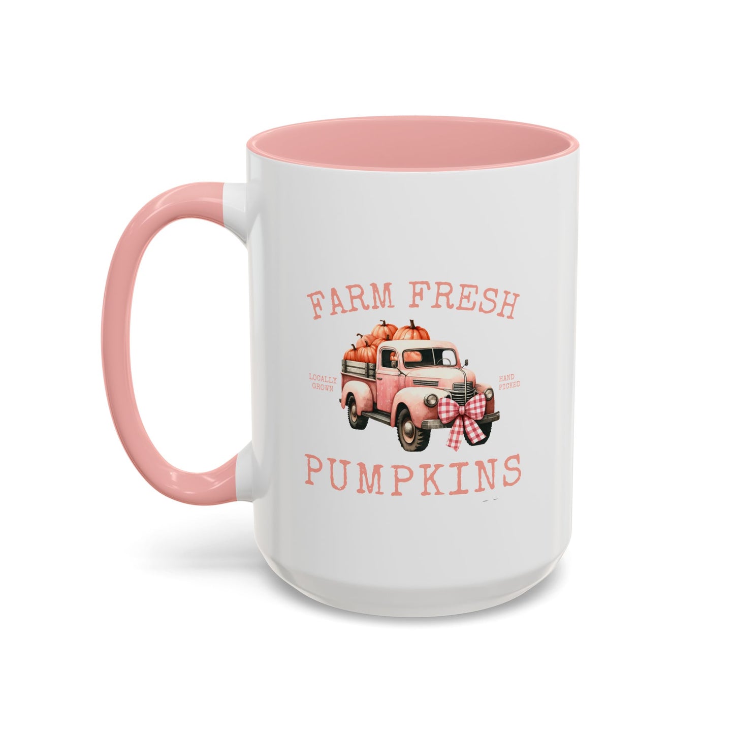 Farm Fresh Pumpkins Fall Mug | Pumpkin Truck | Gift for Her | Gift for Nature Lover | Fall Mug | Fall Season Mug | Gift for Her | Fall Mug | 11oz Accent Mug | 15oz Accent Mug