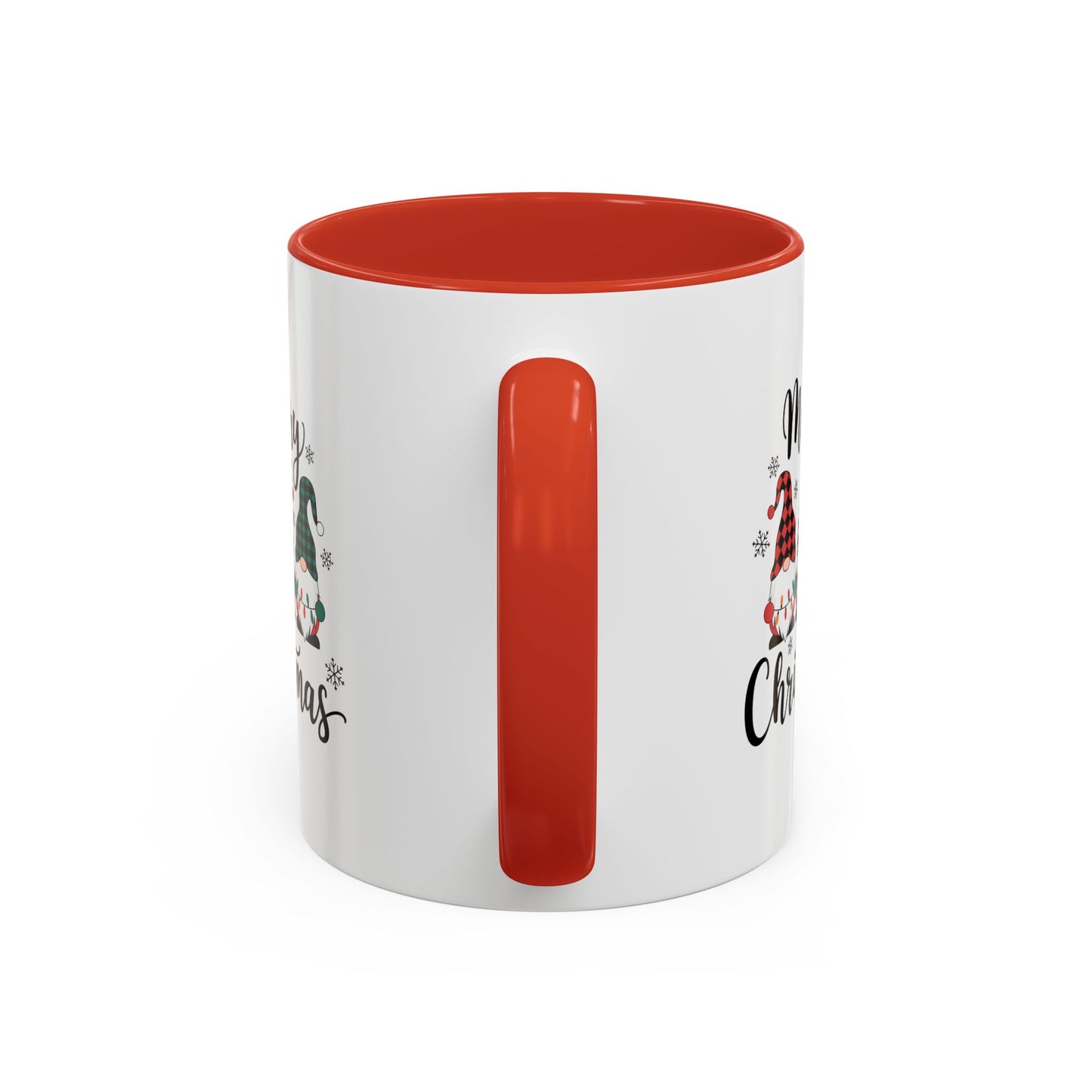 Cute Colorful Merry Christmas Elves In Colorful Hats | Christmas Mug | Christmas Gift | 11oz Accent Mug | 15oz Accent Mug
