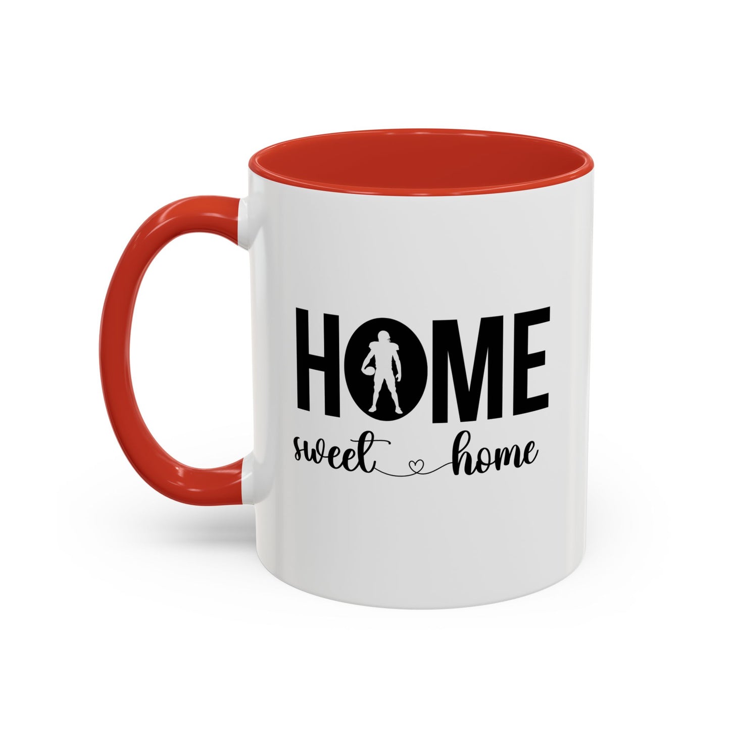 Male Football Mug | Sports Mug |11oz Accent Mug | 15oz Accent Mug | Football Mug | Home Sweet Home Mug
