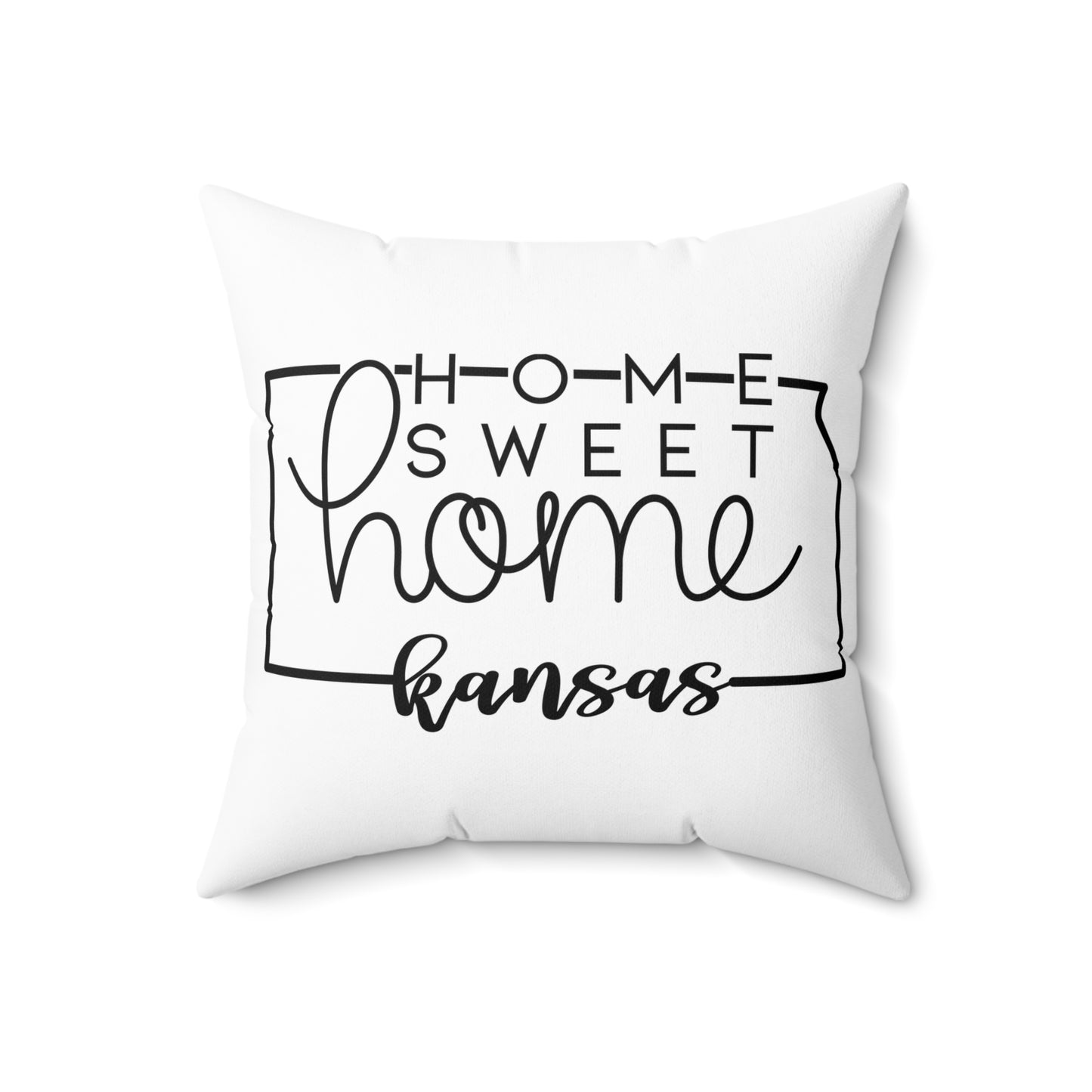 Home Sweet Home Kansas Decorative Pillow | Gift For Her | Home Decor | State Gift | Customized State Pillow