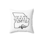 Home Sweet Home Ohio Decorative Pillow | Gift For Her | Home Decor | State Gift | Customized State Pillow
