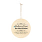 Madison's Door Sign Personalized Round Wood Door Sign - "Madison's Room Do Not Enter"