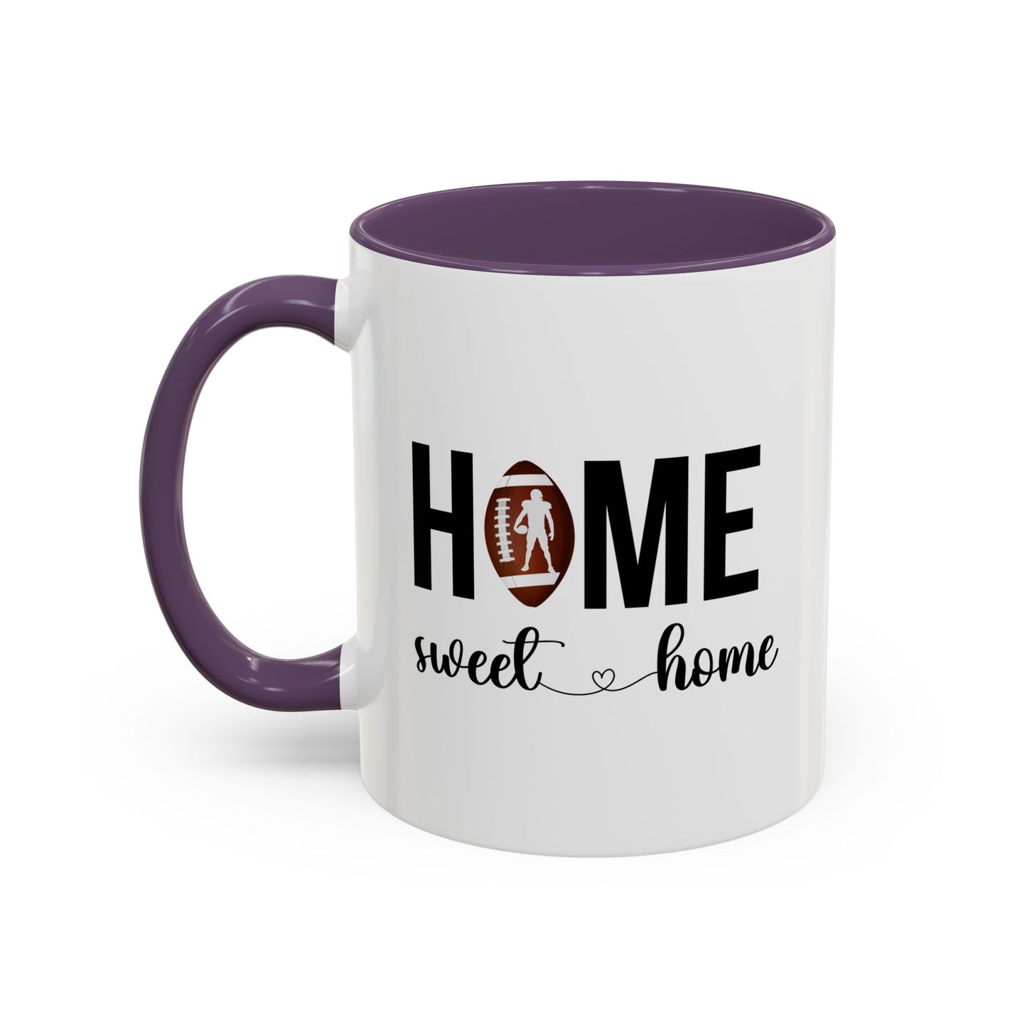 Male Football Home Sweet Home Mug | Sports Mug |11oz Accent Mug | 15oz Accent Mug | Football Mug