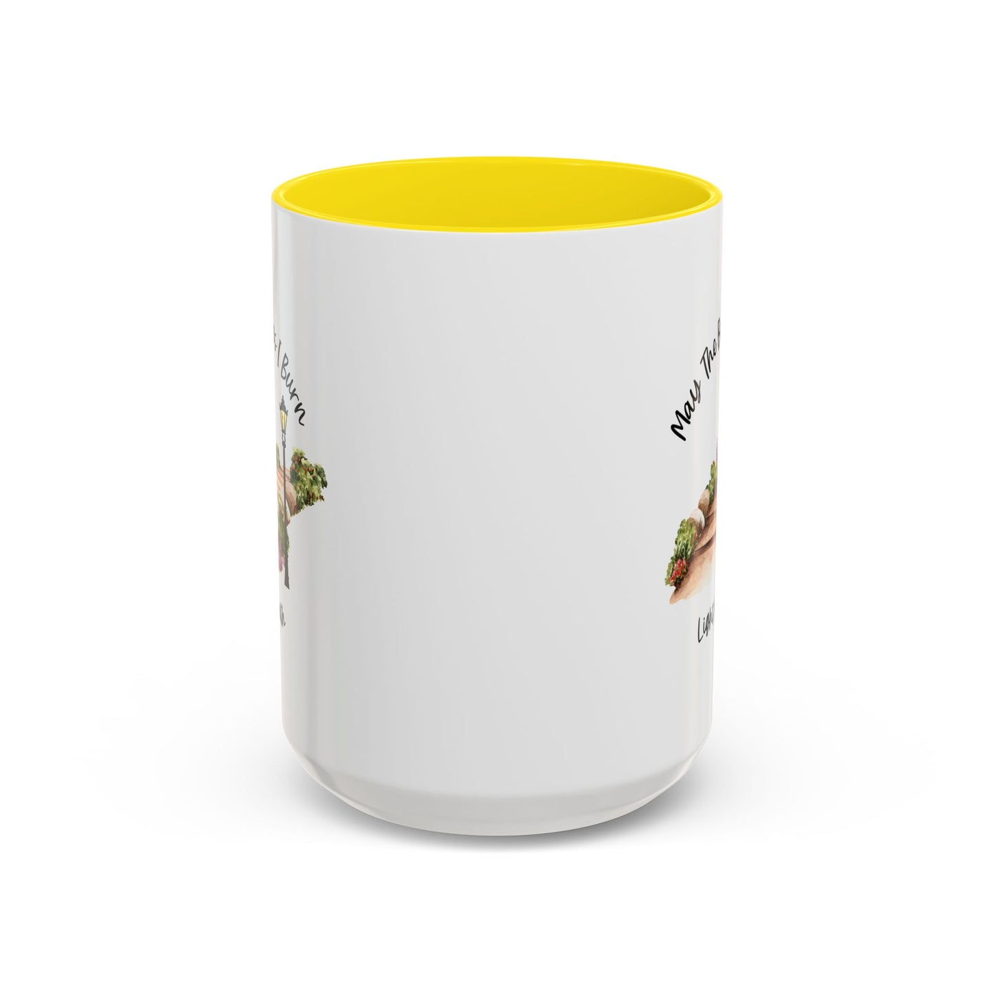 Cute May The Bridges I Burn Light My Path Mug |11oz Accent Mug | 15oz Accent Mug | Ceramic | Inspirational Gift | Conversation Starter