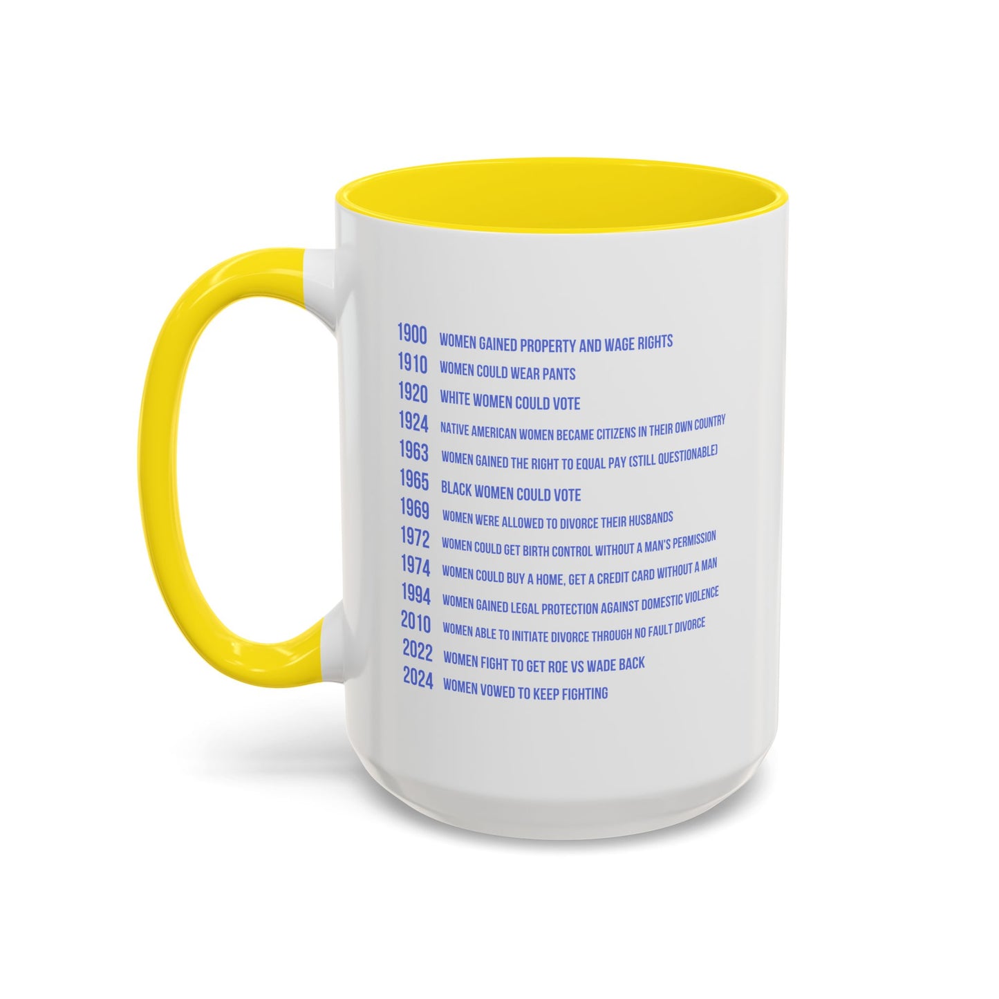 Women's Rights Mug | Viral Feminist Mug | Election Mug | Viral Mug Quote | 11oz Accent Mug | 15oz Accent Mug