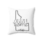 Home Sweet Home Idaho Decorative Pillow | Gift For Her | Home Decor | State Gift | Customized State Pillow