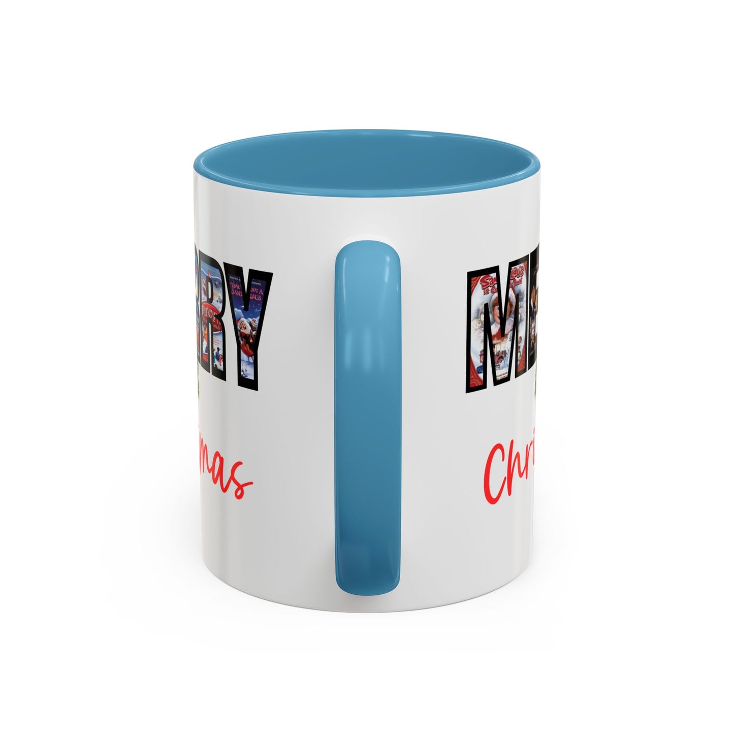 Merry Christmas Nostalgic Movie Poster Mug | Christmas Gift | Funny Christmas Gift | Accent Mug