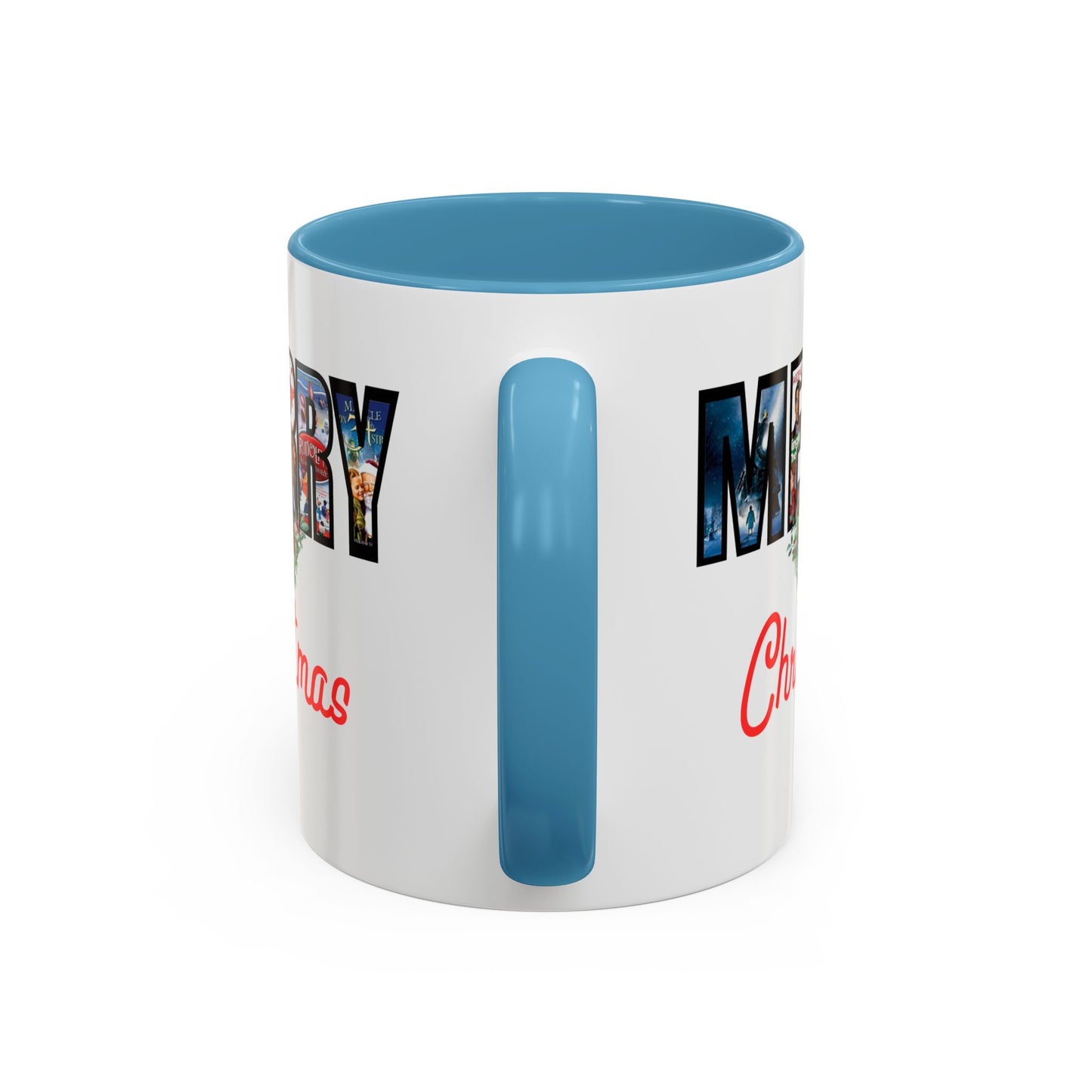 Merry Christmas Nostalgic Movie Poster Mug | 11oz | 15oz | Christmas Gift | Funny Christmas Gift | Accent Mug