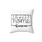 Home Sweet Home Kansas Decorative Pillow | Gift For Her | Home Decor | State Gift | Customized State Pillow