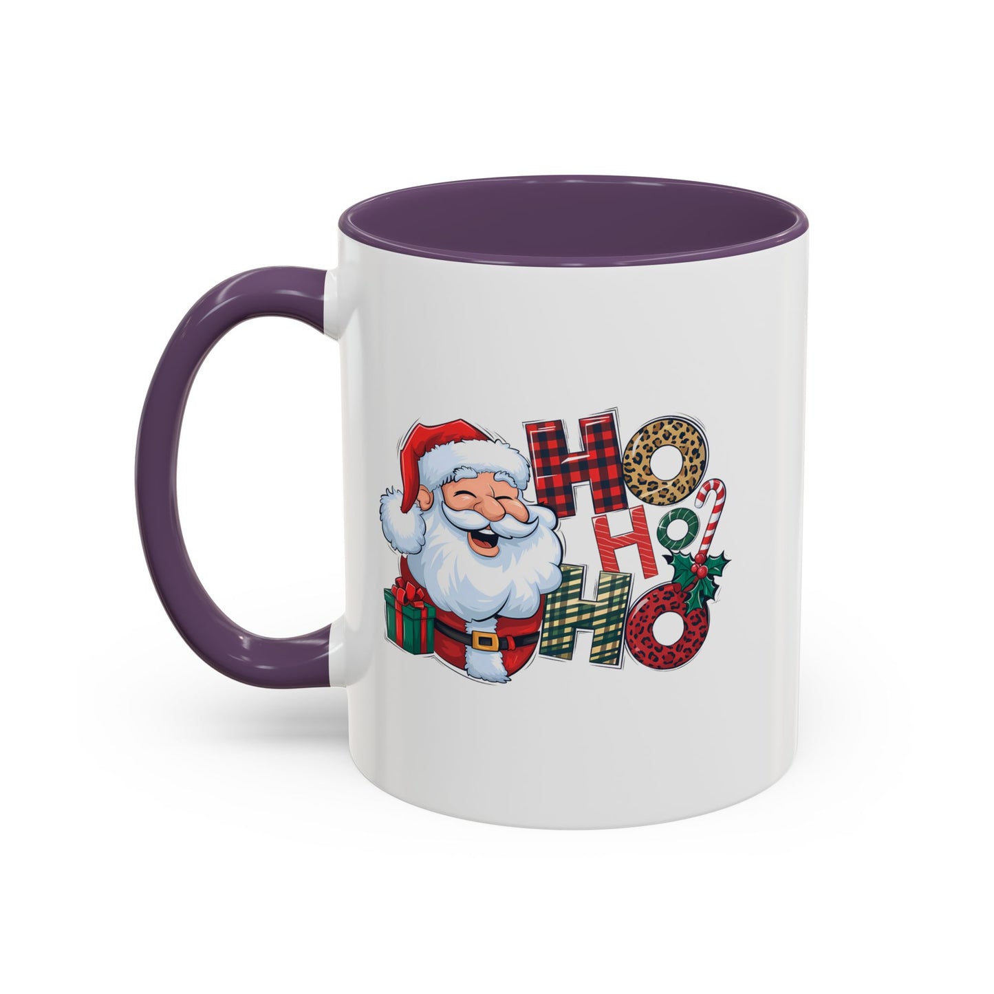 Santa Ho Ho Ho Christmas Mug | Gift Idea | Gift for Kids | Kids Christmas Gift Idea | Kids Mug | 11oz Accent Mug | 15oz Accent Mug