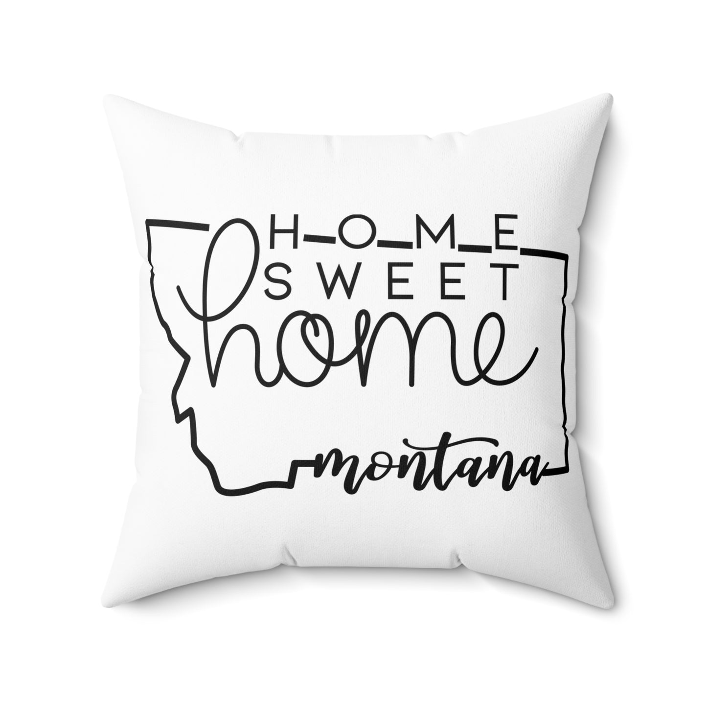 Home Sweet Home Montana Decorative Pillow | Gift For Her | Home Decor | State Gift | Customized State Pillow