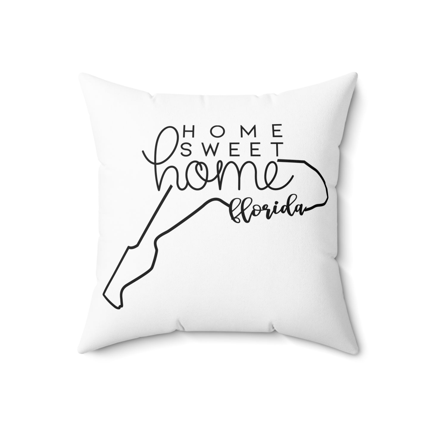 Home Sweet Home Florida Decorative Pillow | Gift For Her | Home Decor | State Gift | Customized State Pillow
