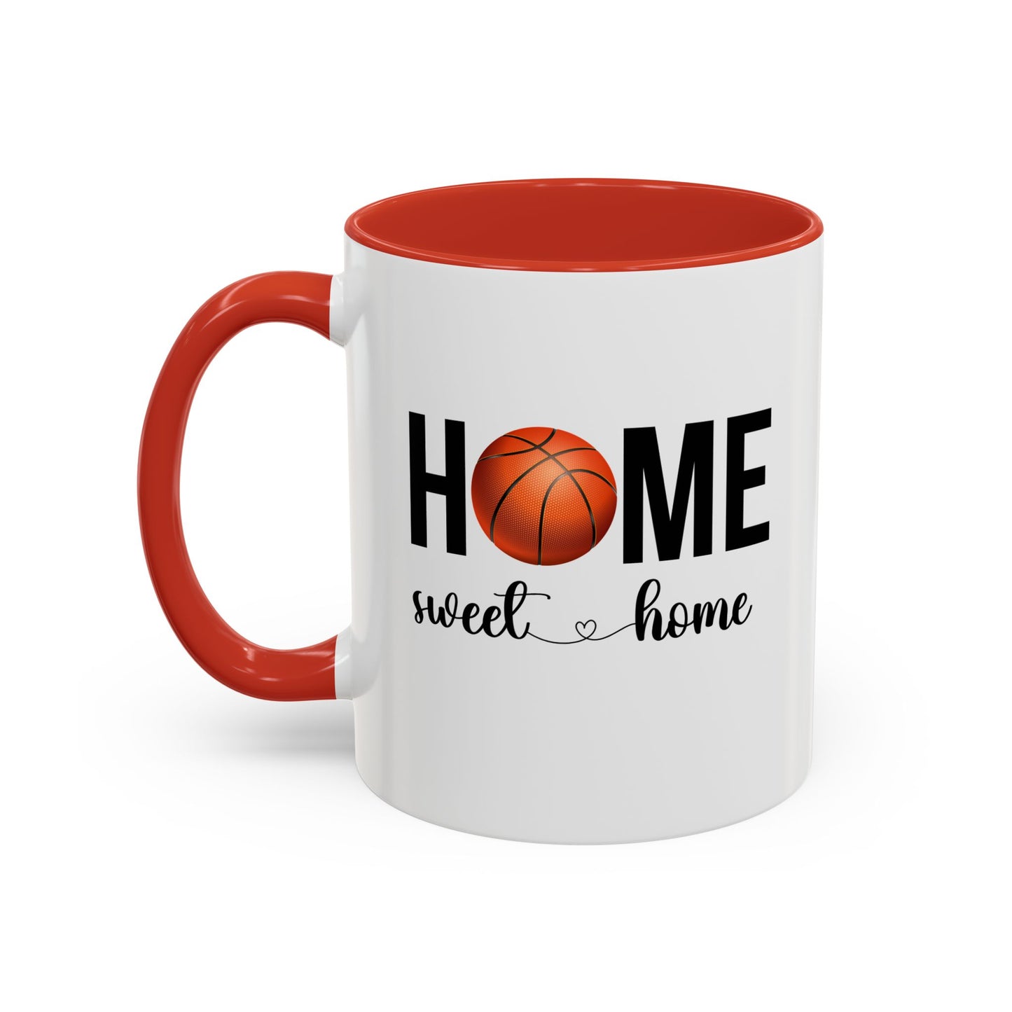 Basketball Mug | Home Sweet Home Mug | Sports Mug |11oz Accent Mug | 15oz Accent Mug