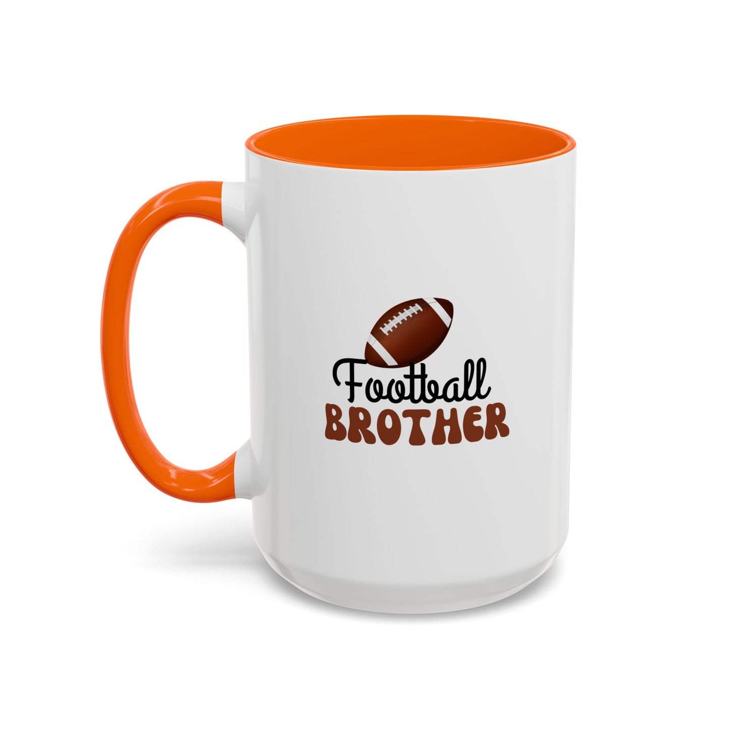 Football Brother Mug | Sports Fan Gift | Kids Mug | Sibling Gift | 11oz Accent Mug | 15oz Accent Mug