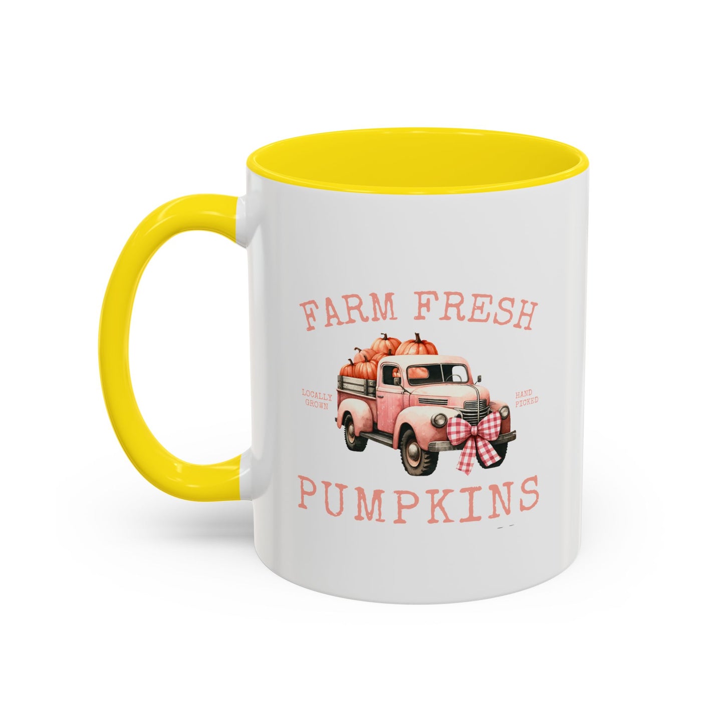 Farm Fresh Pumpkins Fall Mug | Pumpkin Truck | Gift for Her | Gift for Nature Lover | Fall Mug | Fall Season Mug | Gift for Her | Fall Mug | 11oz Accent Mug | 15oz Accent Mug
