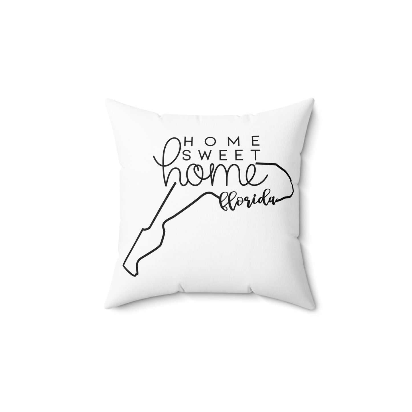 Home Sweet Home Florida Decorative Pillow | Gift For Her | Home Decor | State Gift | Customized State Pillow